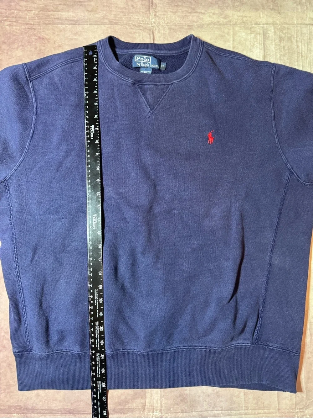 Polo Ralph Lauren Double Knit Heavyweight  Sweatshirt Men’s Size XL Navy Blue RL